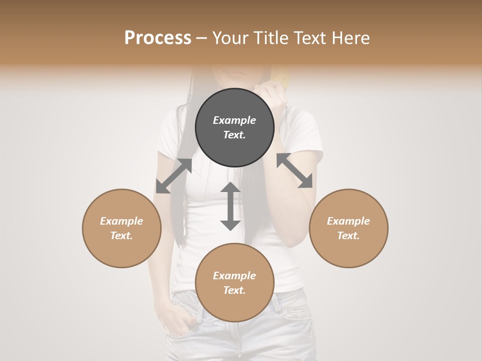 Confused Fun Food PowerPoint Template