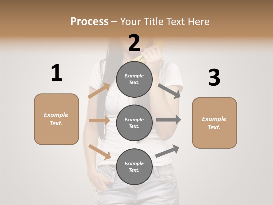 Confused Fun Food PowerPoint Template