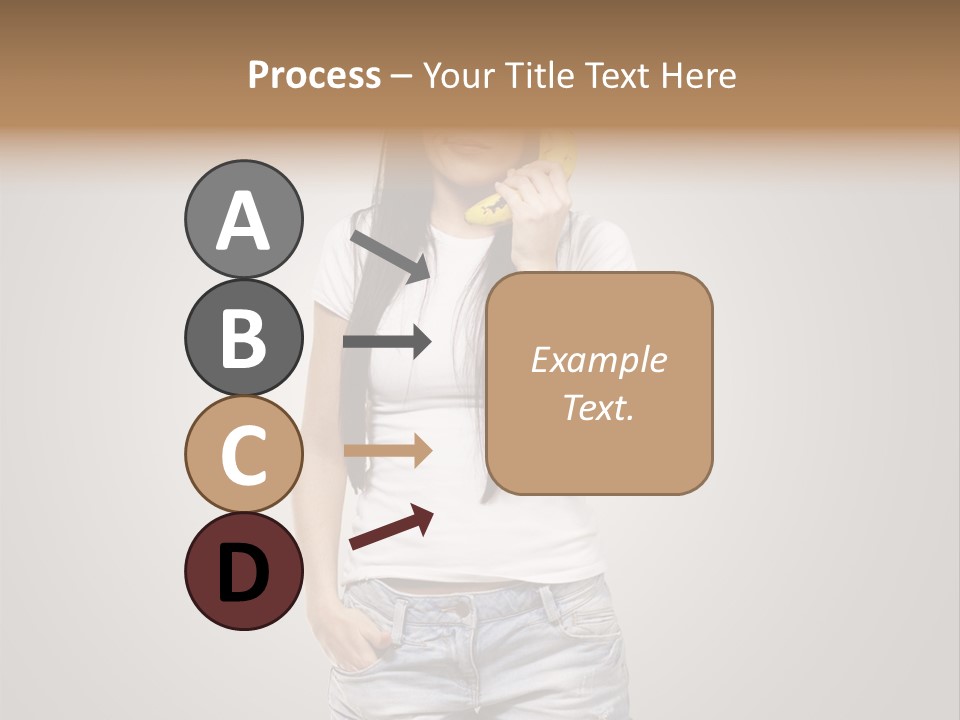 Confused Fun Food PowerPoint Template