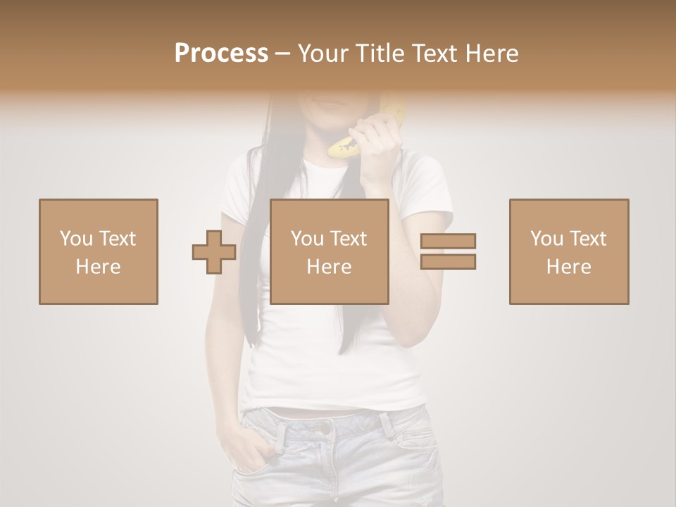 Confused Fun Food PowerPoint Template