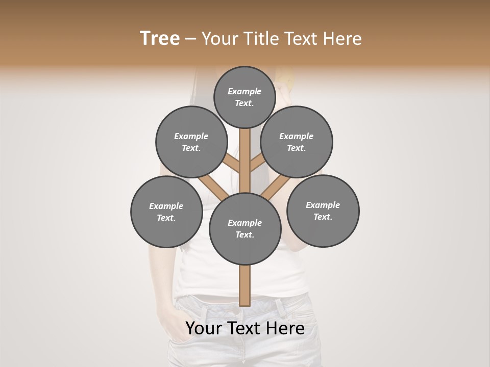 Confused Fun Food PowerPoint Template
