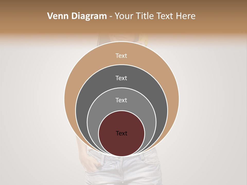 Confused Fun Food PowerPoint Template