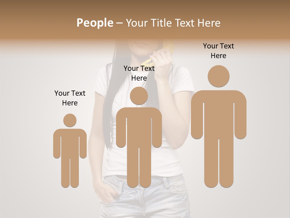 Confused Fun Food PowerPoint Template