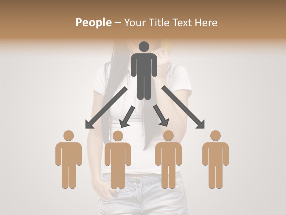 Confused Fun Food PowerPoint Template