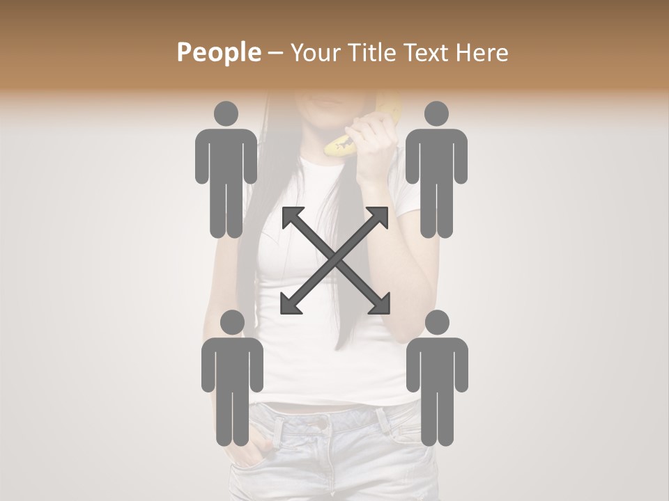 Confused Fun Food PowerPoint Template