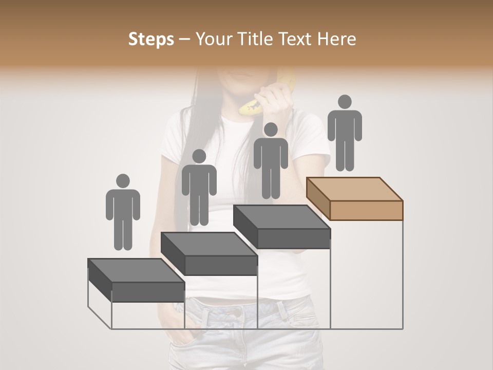 Confused Fun Food PowerPoint Template