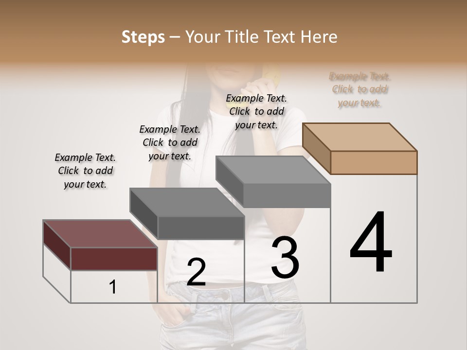 Confused Fun Food PowerPoint Template