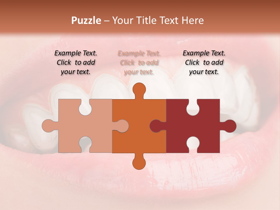 Happy Gel Whitening PowerPoint Template