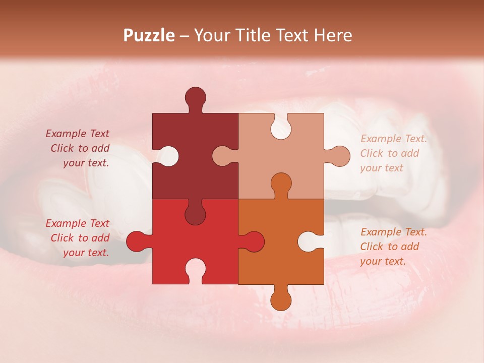 Happy Gel Whitening PowerPoint Template