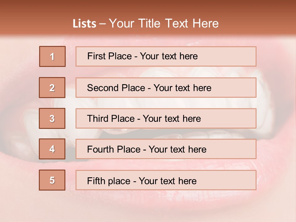 Happy Gel Whitening PowerPoint Template