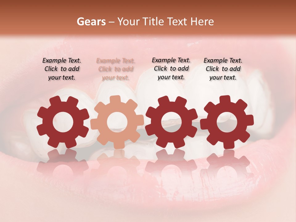 Happy Gel Whitening PowerPoint Template