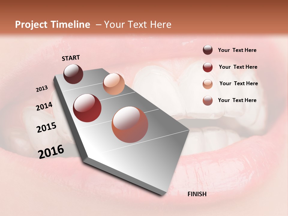 Happy Gel Whitening PowerPoint Template