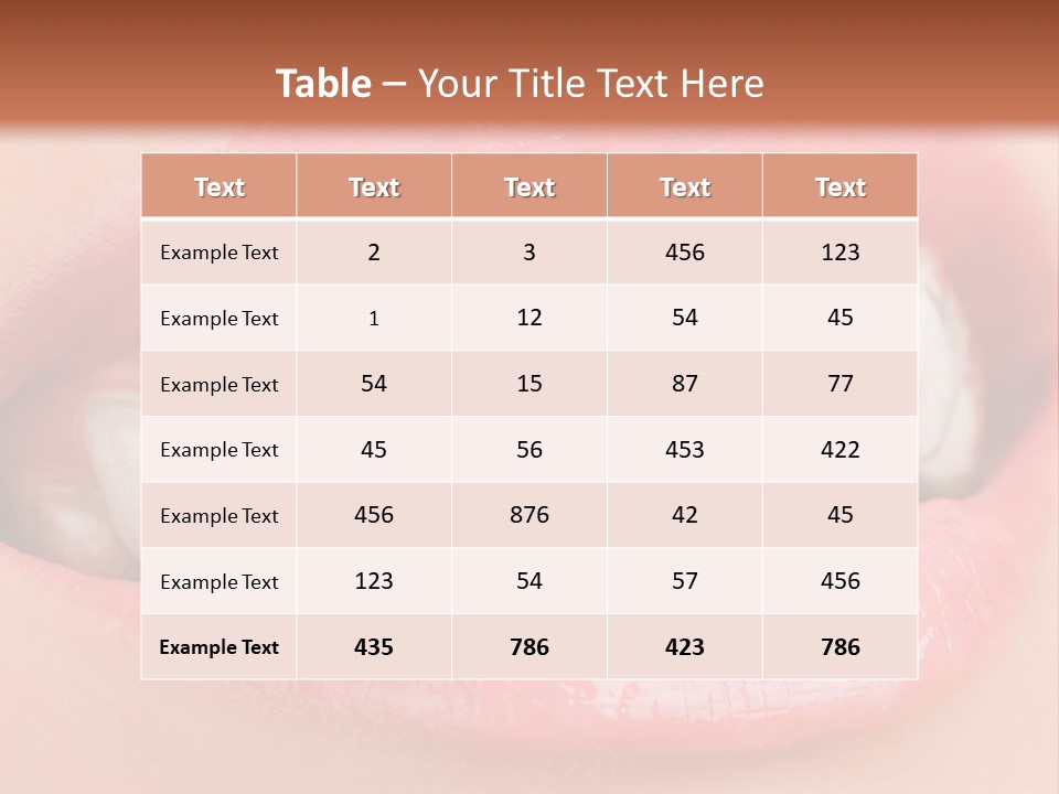 Happy Gel Whitening PowerPoint Template