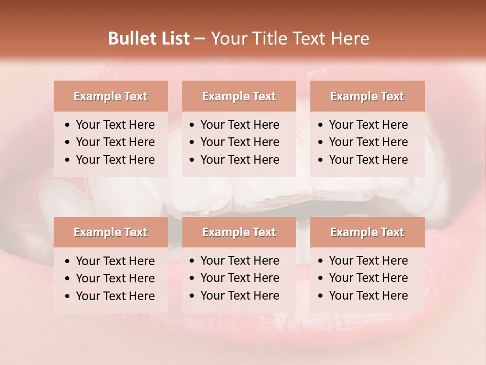 Happy Gel Whitening PowerPoint Template