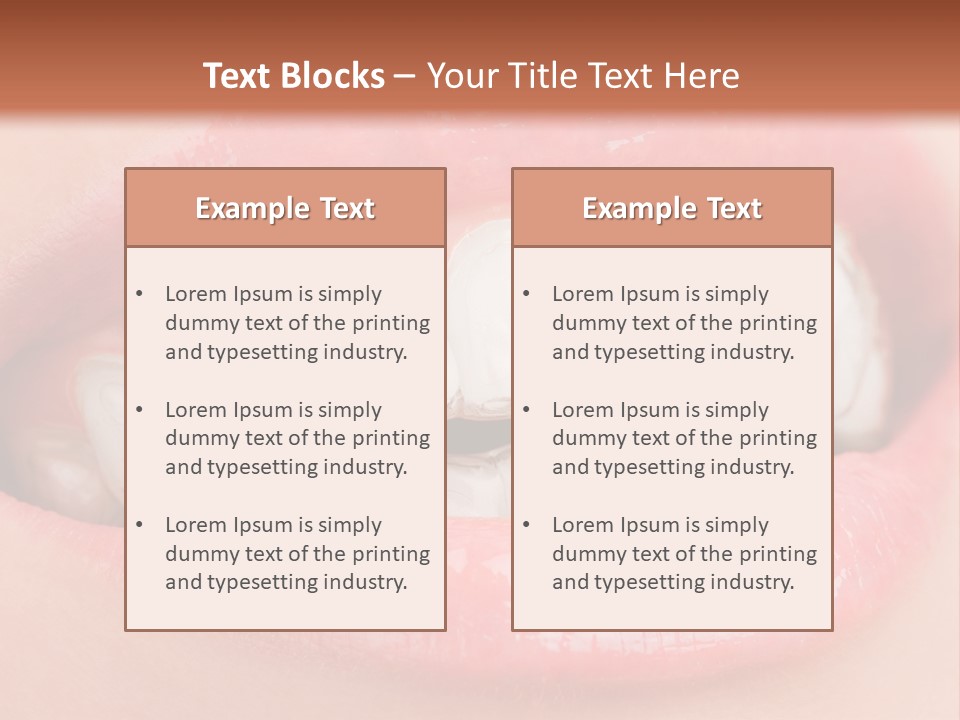 Happy Gel Whitening PowerPoint Template
