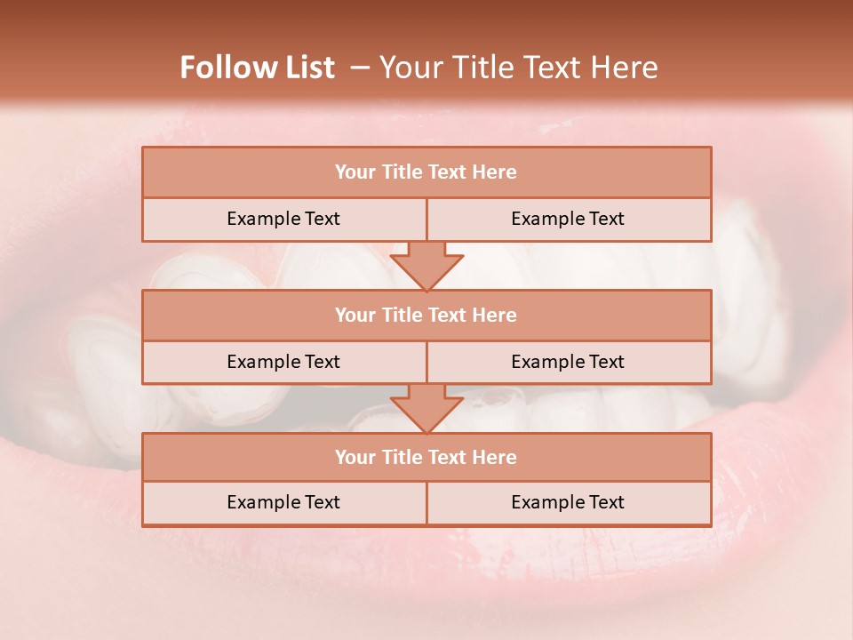 Happy Gel Whitening PowerPoint Template