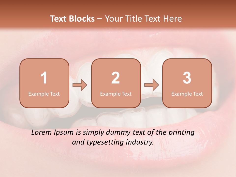 Happy Gel Whitening PowerPoint Template