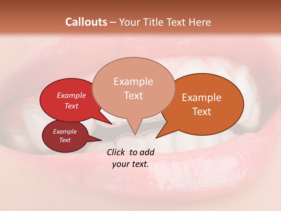 Happy Gel Whitening PowerPoint Template