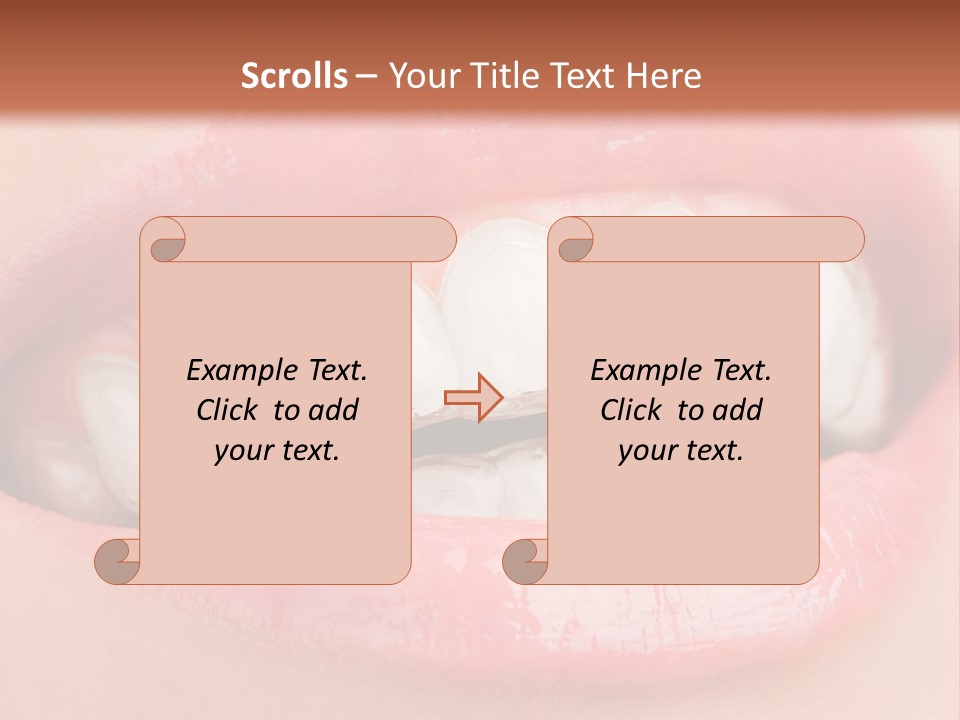 Happy Gel Whitening PowerPoint Template