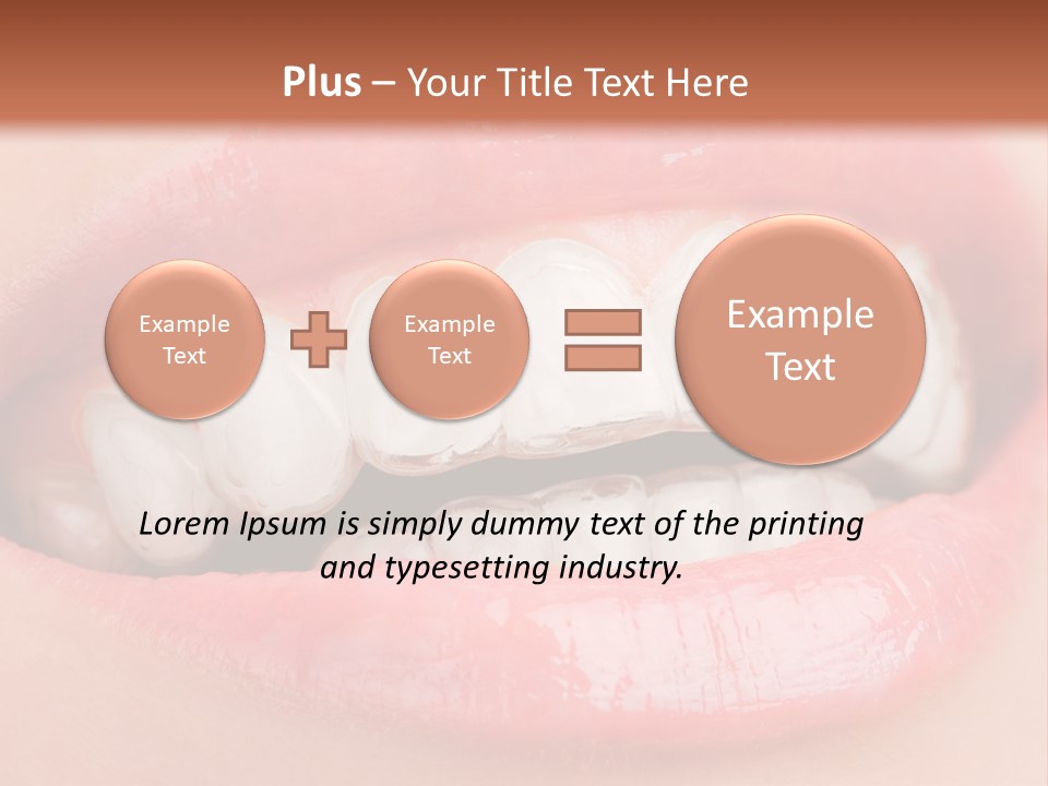 Happy Gel Whitening PowerPoint Template