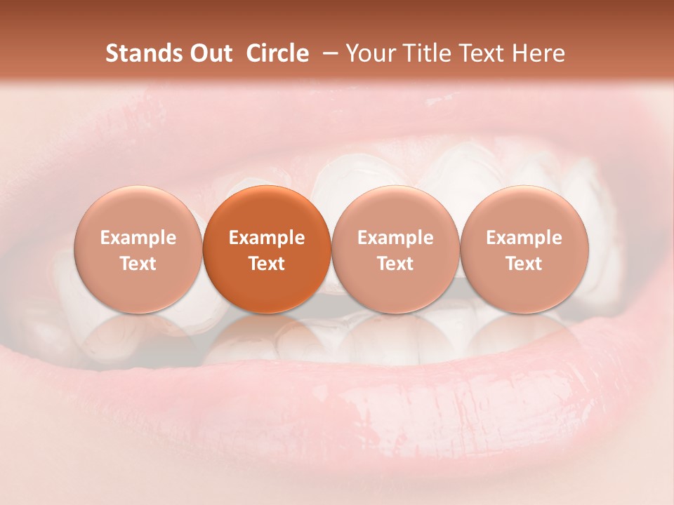 Happy Gel Whitening PowerPoint Template
