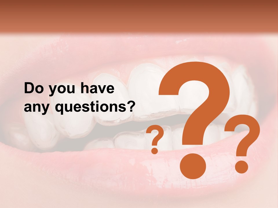 Happy Gel Whitening PowerPoint Template