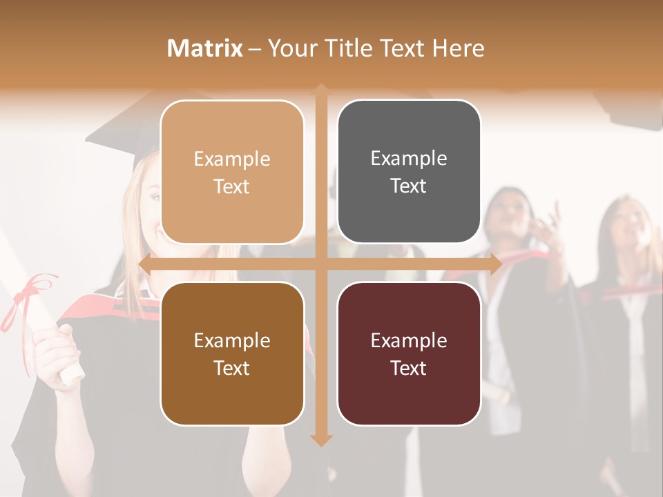 Throw Degree Graduates PowerPoint Template