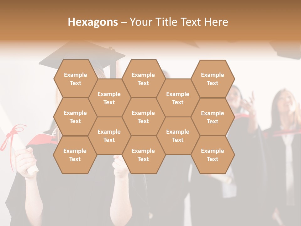 Throw Degree Graduates PowerPoint Template