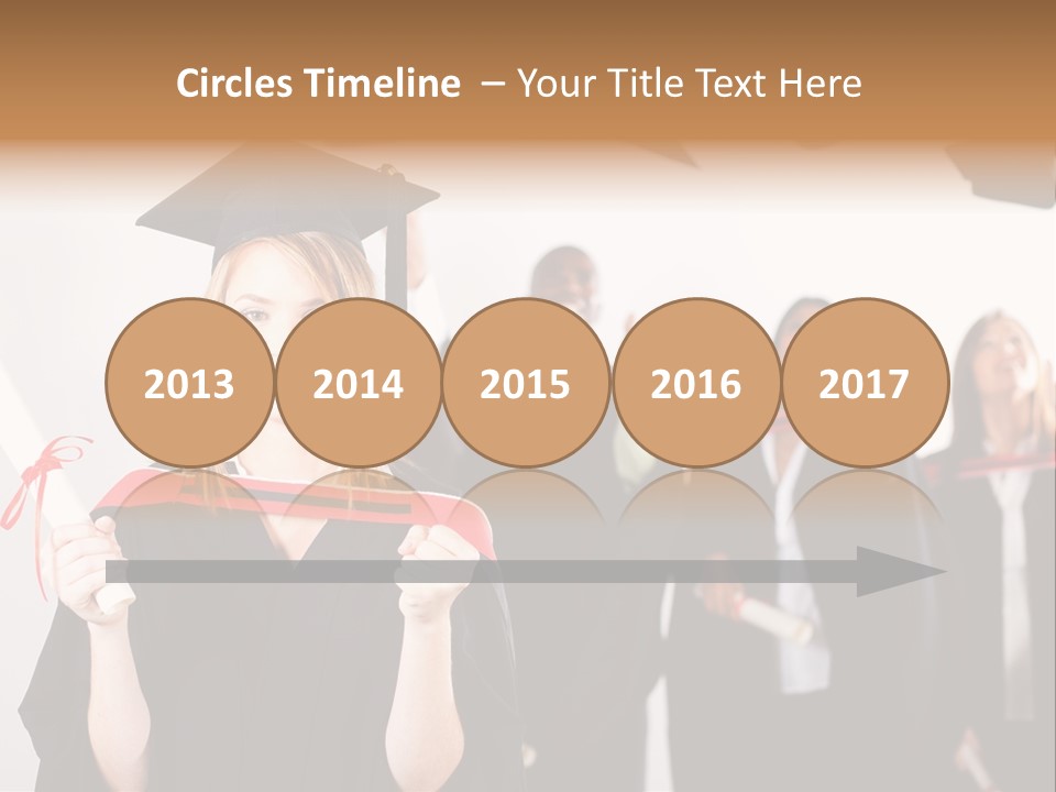 Throw Degree Graduates PowerPoint Template