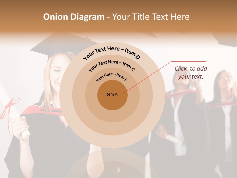 Throw Degree Graduates PowerPoint Template