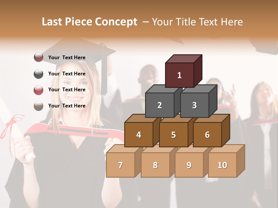 Throw Degree Graduates PowerPoint Template