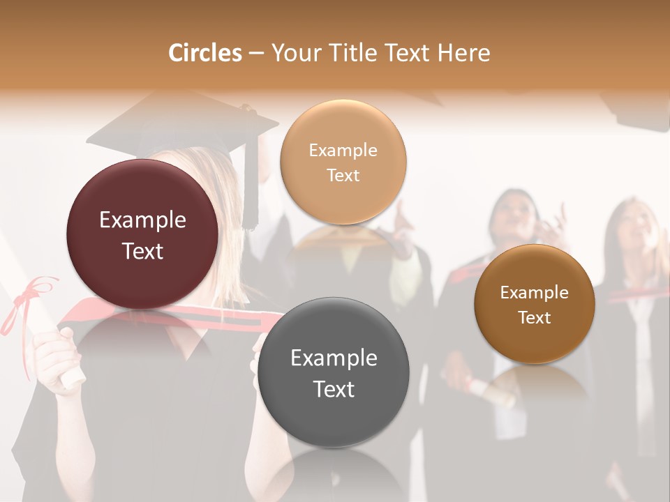 Throw Degree Graduates PowerPoint Template