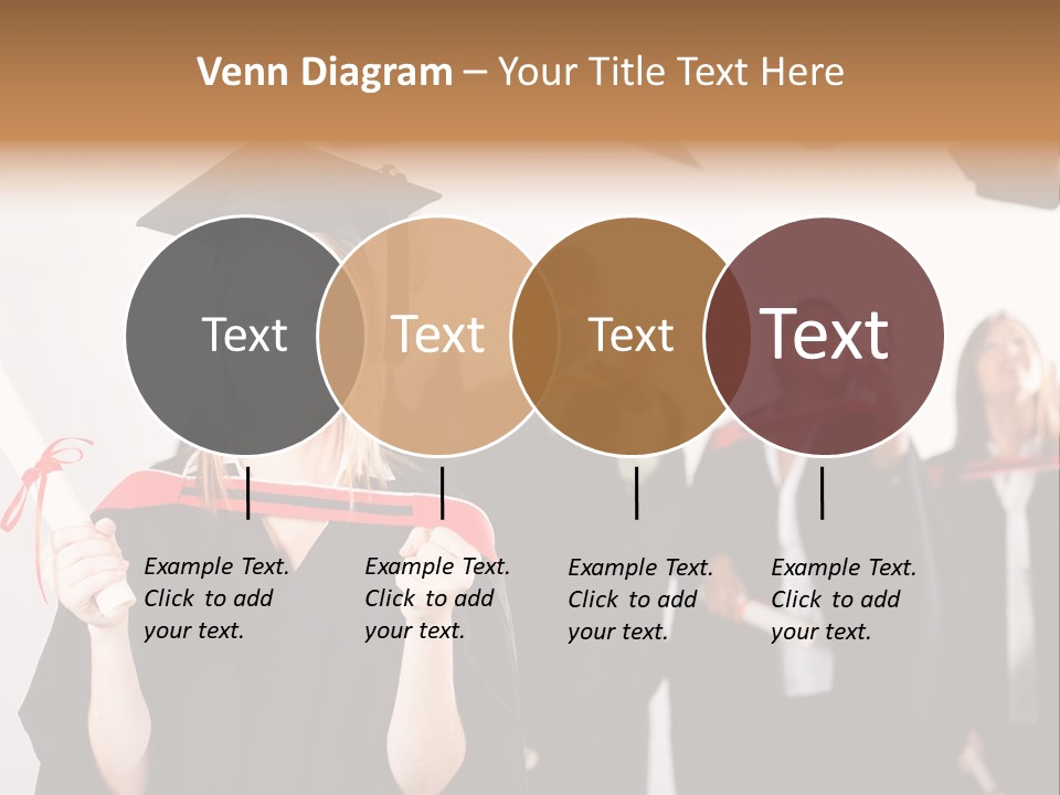 Throw Degree Graduates PowerPoint Template