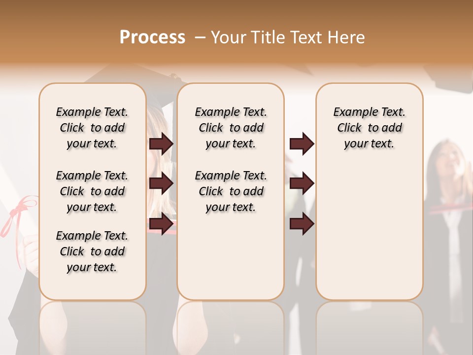 Throw Degree Graduates PowerPoint Template