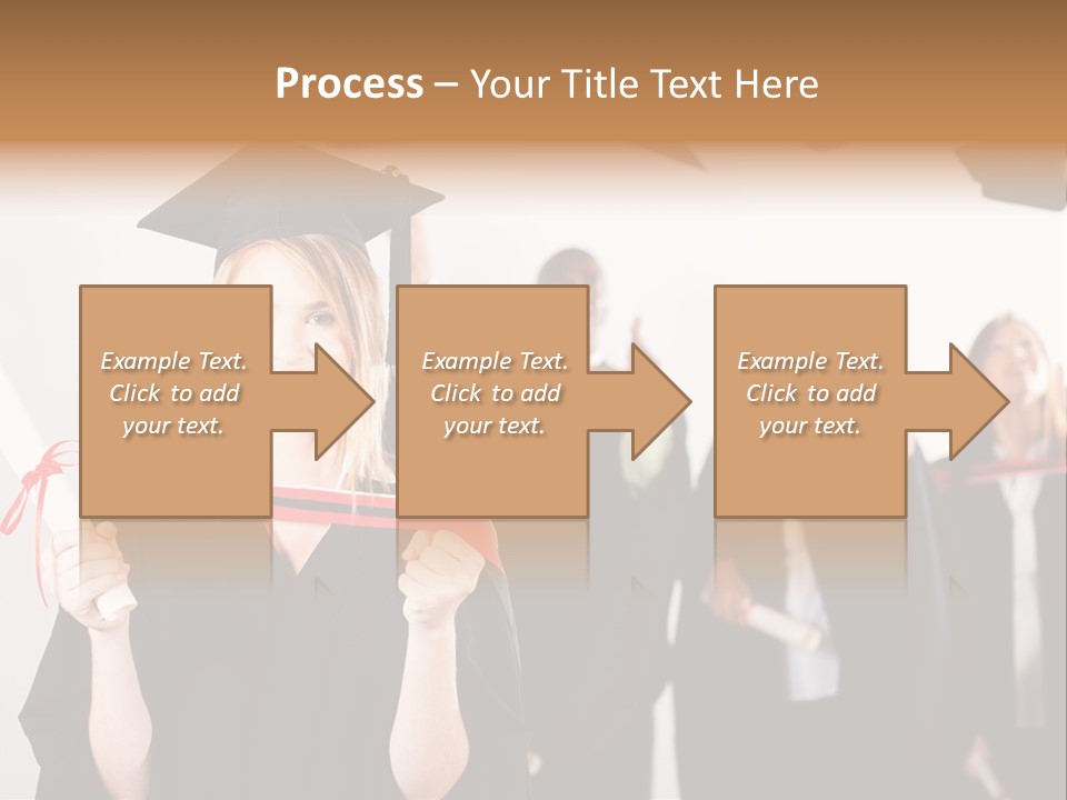 Throw Degree Graduates PowerPoint Template