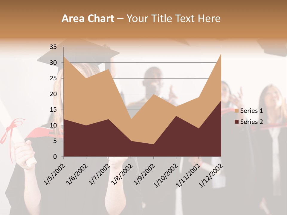 Throw Degree Graduates PowerPoint Template