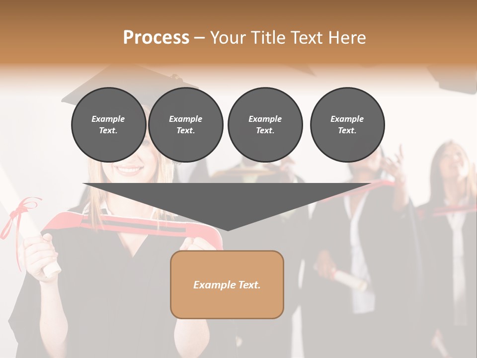 Throw Degree Graduates PowerPoint Template