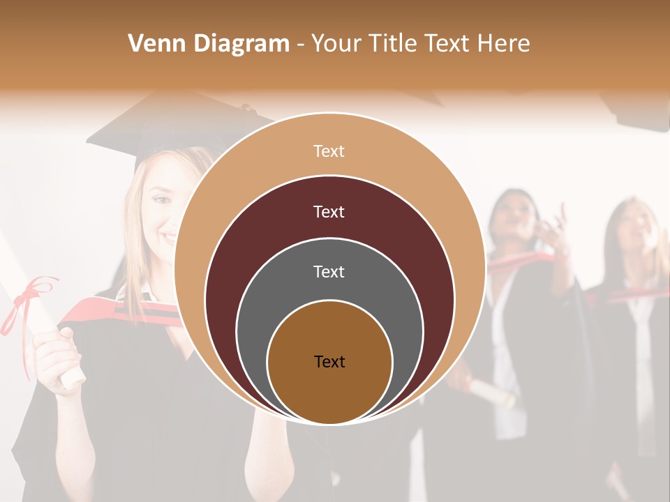 Throw Degree Graduates PowerPoint Template