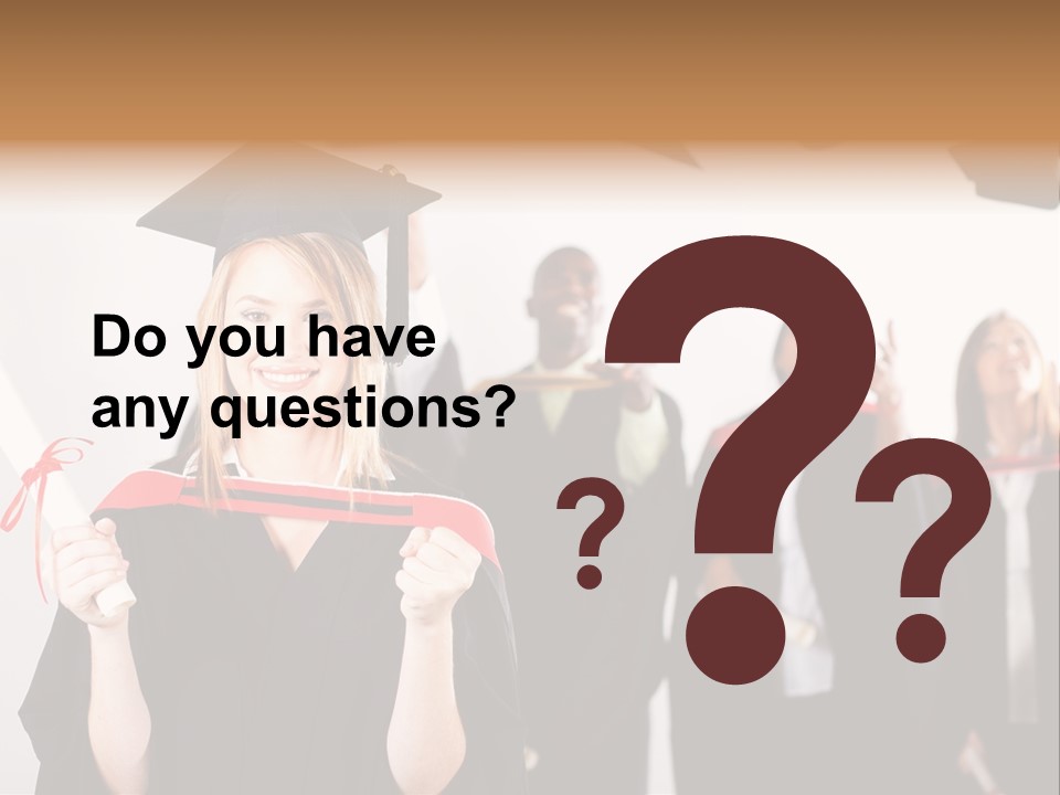 Throw Degree Graduates PowerPoint Template