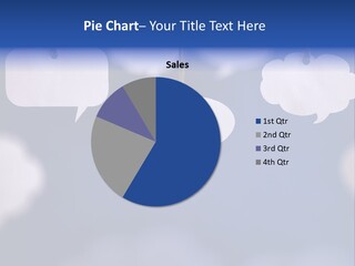 Sky Copy Space Talking PowerPoint Template