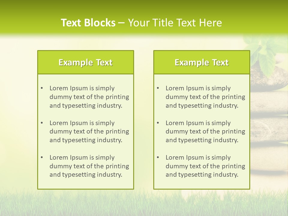 Beauty Meditation Backdrop PowerPoint Template
