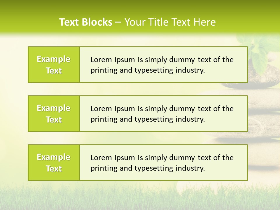 Beauty Meditation Backdrop PowerPoint Template