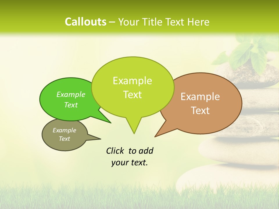 Beauty Meditation Backdrop PowerPoint Template