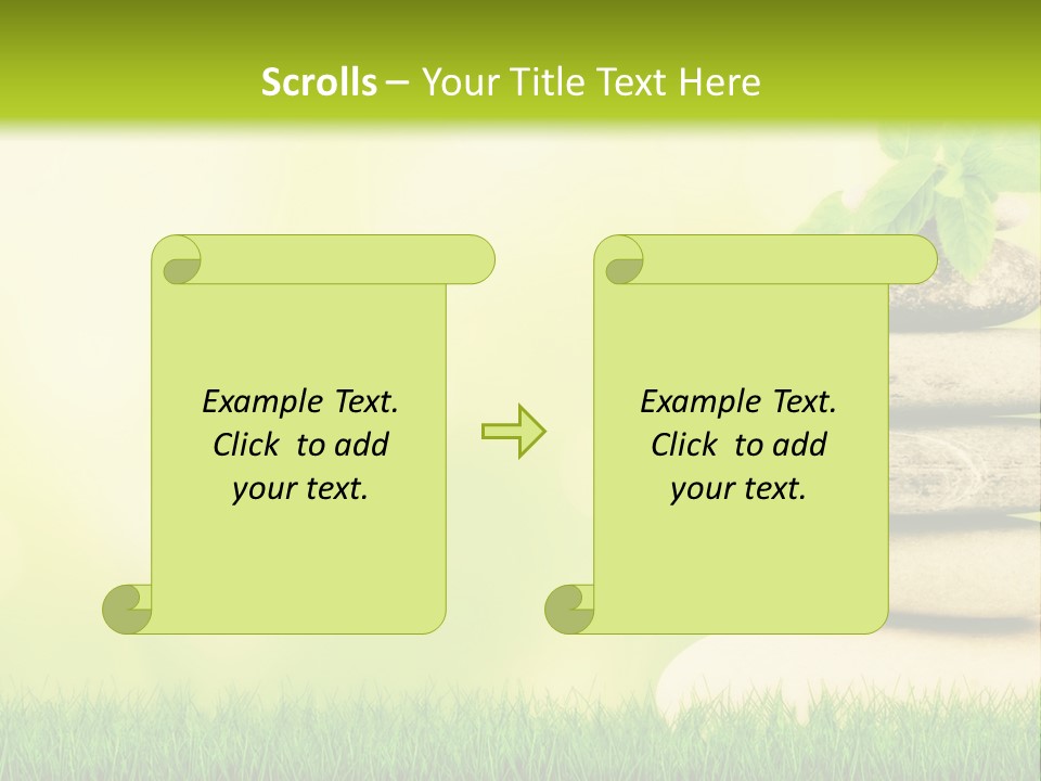 Beauty Meditation Backdrop PowerPoint Template