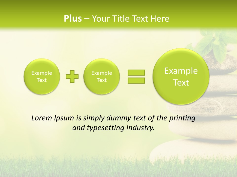 Beauty Meditation Backdrop PowerPoint Template