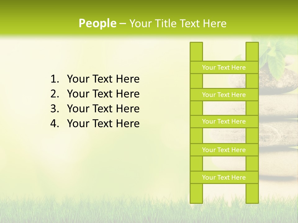 Beauty Meditation Backdrop PowerPoint Template