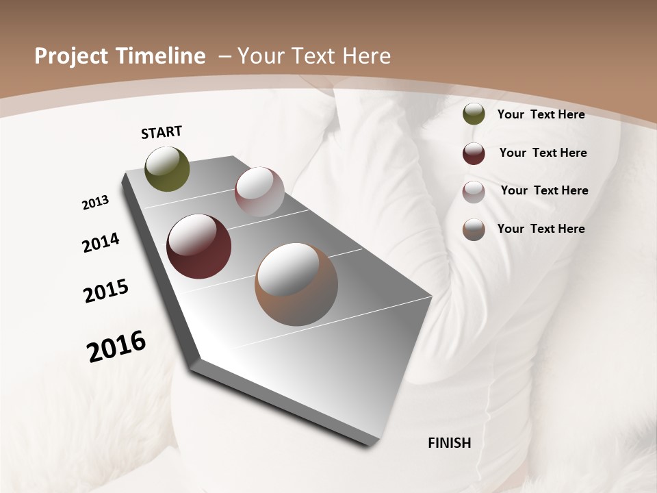 Pensive Headache Mother PowerPoint Template