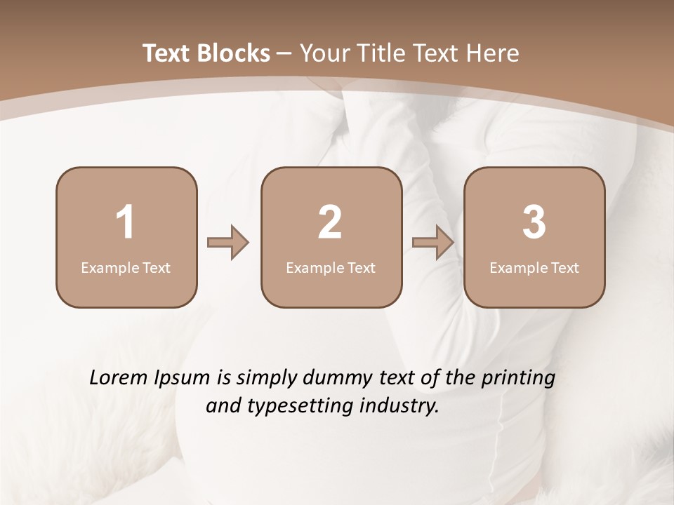 Pensive Headache Mother PowerPoint Template