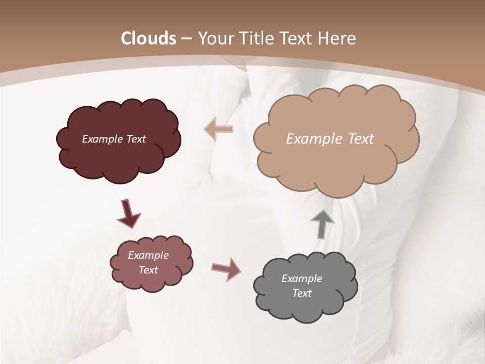 Pensive Headache Mother PowerPoint Template