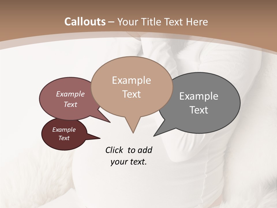 Pensive Headache Mother PowerPoint Template